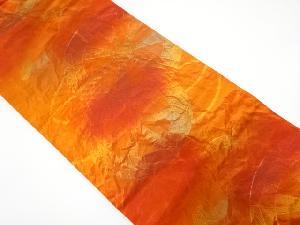 源氏車模様織り出し名古屋帯